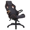 Кресло компьютерное BRABIX "Techno Pro GM-003", ткань, черное/серое, вставки оранжевые, 531813 - фото 2680301