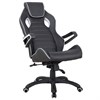 Кресло компьютерное BRABIX "Techno Pro GM-003", экокожа, черное/серое, вставки серые, 531814 - фото 2680302
