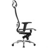 Кресло офисное МЕТТА "SAMURAI" S-3.04, с подголовником, сверхпрочная ткань-сетка, черное - фото 2680353