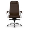 Кресло офисное МЕТТА "SAMURAI" KL-1.04, экокожа, темно-коричневое - фото 2680362