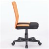 Кресло компактное BRABIX "Smart MG-313", без подлокотников, комбинированное, черное/оранжевое, 531844 - фото 2680408