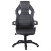 Кресло компьютерное BRABIX "Techno Pro GM-003", экокожа, черное/серое, вставки серые, 531814 - фото 2680673