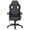 Кресло компьютерное BRABIX "Techno Pro GM-003", ткань, черное/серое, вставки оранжевые, 531813 - фото 2680677