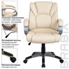 Кресло офисное BRABIX "Eldorado EX-504", экокожа, бежевое, 531167 - фото 2680690