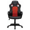 Кресло компьютерное BRABIX "Rider EX-544", экокожа черная/ткань красная, 531583 - фото 2680711