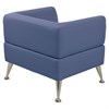 Кресло мягкое "Норд", "V-700", 820х720х730 мм, c подлокотниками, экокожа, голубое - фото 2680759