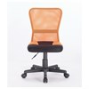 Кресло компактное BRABIX "Smart MG-313", без подлокотников, комбинированное, черное/оранжевое, 531844 - фото 2680794