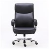 Кресло офисное BRABIX PREMIUM "Total HD-006", НАГРУЗКА до 180 кг, экокожа, хром, черное, 531933 - фото 2680807