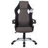 Кресло компьютерное BRABIX "Techno GM-002", ткань, черное/серое, вставки белые, 531815 - фото 2680896