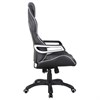 Кресло компьютерное BRABIX "Techno Pro GM-003", экокожа, черное/серое, вставки серые, 531814 - фото 2681022