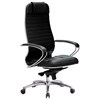 Кресло офисное МЕТТА "SAMURAI" KL-1.04, экокожа, черное - фото 2681191