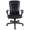 Кресло BRABIX "Optima MG-370", с подлокотниками, экокожа/ткань, черное, 531580 - фото 2681285