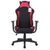Кресло компьютерное BRABIX "GT Racer GM-101", подушка, ткань, черное/красное, 531820 - фото 2681392