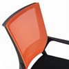 Кресло BRABIX " Balance MG-320", с подлокотниками, комбинированное черное/оранжевое, 531832 - фото 2681401