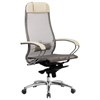 Кресло офисное МЕТТА "SAMURAI" S-1.04, сверхпрочная ткань-сетка, бежевое - фото 2681448
