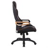 Кресло компьютерное BRABIX "Techno Pro GM-003", ткань, черное/серое, вставки оранжевые, 531813 - фото 2681473