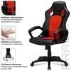 Кресло компьютерное BRABIX "Rider EX-544", экокожа черная/ткань красная, 531583 - фото 2681575
