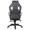 Кресло компьютерное BRABIX "Techno Pro GM-003", экокожа, черное/серое, вставки серые, 531814 - фото 2681662