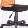 Кресло компактное BRABIX "Smart MG-313", без подлокотников, комбинированное, черное/оранжевое, 531844 - фото 2681724