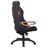 Кресло компьютерное BRABIX "Techno Pro GM-003", ткань, черное/серое, вставки оранжевые, 531813 - фото 2681726