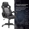 Кресло компьютерное BRABIX "Rider Plus EX-544" КОМФОРТ, экокожа, черное/серое, 531582 - фото 2681758
