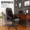 Кресло офисное BRABIX "Strike EX-525", экокожа черная, ткань черная, TW, 531381 - фото 2681837