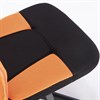 Кресло компактное BRABIX "Smart MG-313", без подлокотников, комбинированное, черное/оранжевое, 531844 - фото 2681893