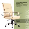 Кресло офисное BRABIX "Space EX-508", экокожа, хром, бежевое, 531165 - фото 2681909