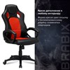 Кресло компьютерное BRABIX "Rider EX-544", экокожа черная/ткань красная, 531583 - фото 2681931