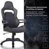 Кресло компьютерное BRABIX "Nitro GM-001", ткань, экокожа, черное, 531817 - фото 2681987