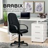 Кресло офисное BRABIX "City EX-512", кожзаменитель черный, ткань черная, TW, 531407 - фото 2682027
