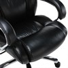 Кресло офисное BRABIX PREMIUM "Status HD-003", нагрузка до 250 кг, рециклированная кожа, хром, черное, 531821 - фото 2682049