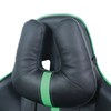 Кресло компьютерное BRABIX "GT Carbon GM-120", две подушки, экокожа, черное/зеленое, 531929 - фото 2682068