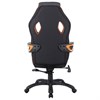 Кресло компьютерное BRABIX "Techno Pro GM-003", ткань, черное/серое, вставки оранжевые, 531813 - фото 2682076