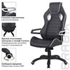 Кресло компьютерное BRABIX "Techno Pro GM-003", экокожа, черное/серое, вставки серые, 531814 - фото 2682102