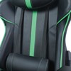Кресло компьютерное BRABIX "GT Carbon GM-120", две подушки, экокожа, черное/зеленое, 531929 - фото 2682223