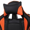 Кресло компьютерное BRABIX "GT Racer GM-100", две подушки, экокожа, черное/оранжевое, 531925 - фото 2682226