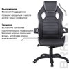 Кресло компьютерное BRABIX "Techno Pro GM-003", экокожа, черное/серое, вставки серые, 531814 - фото 2682232