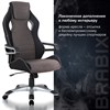 Кресло компьютерное BRABIX "Techno GM-002", ткань, черное/серое, вставки белые, 531815 - фото 2682269