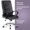Кресло офисное BRABIX "Forward EX-570", хром, экокожа, черное, 531837 - фото 2682277