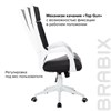 Кресло офисное BRABIX PREMIUM "Prime EX-515", пластик белый, ткань, черное, 531812 - фото 2682292