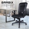 Кресло BRABIX "Optima MG-370", с подлокотниками, экокожа/ткань, черное, 531580 - фото 2682309