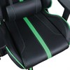 Кресло компьютерное BRABIX "GT Carbon GM-120", две подушки, экокожа, черное/зеленое, 531929 - фото 2682312