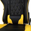 Кресло компьютерное BRABIX "GT Master GM-110", две подушки, экокожа, черное/желтое, 531927 - фото 2682329