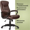 Кресло офисное BRABIX "Enter EX-511", экокожа, коричневое, 531163 - фото 2682358
