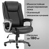 Кресло офисное BRABIX PREMIUM "Solid HD-005", НАГРУЗКА до 180 кг, рециклированная кожа, черное, 531941 - фото 2682367