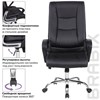 Кресло офисное BRABIX "Forward EX-570", хром, экокожа, черное, 531837 - фото 2682369