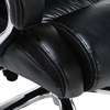 Кресло офисное BRABIX PREMIUM "Status HD-003", нагрузка до 250 кг, рециклированная кожа, хром, черное, 531821 - фото 2682414