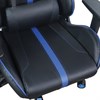 Кресло компьютерное BRABIX "GT Carbon GM-120", две подушки, экокожа, черное/синее, 531930 - фото 2682418