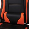 Кресло компьютерное BRABIX "GT Racer GM-100", две подушки, экокожа, черное/оранжевое, 531925 - фото 2682429